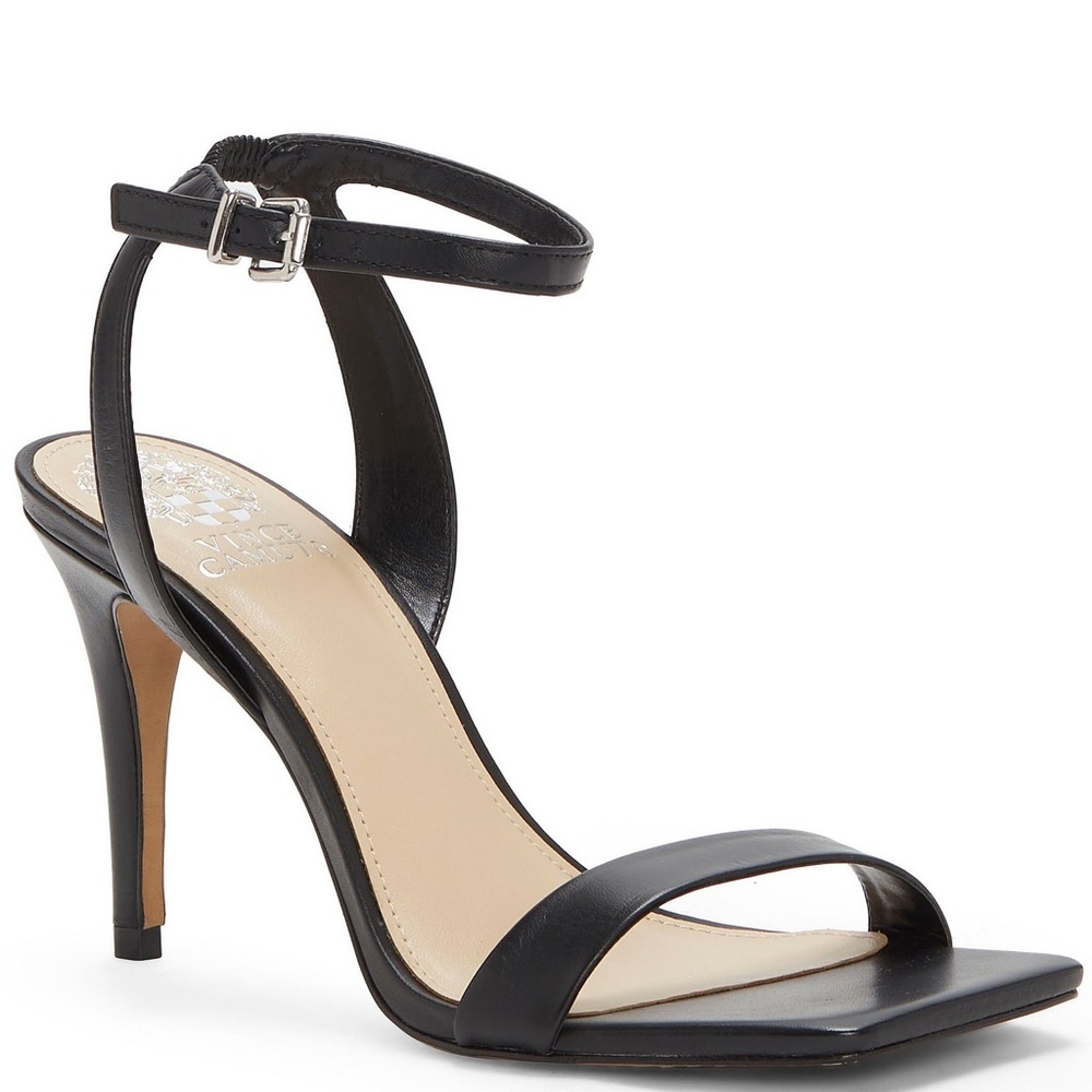 NWOT Vince Camuto Saprenda2 Leather Square Toe Dress Sandals